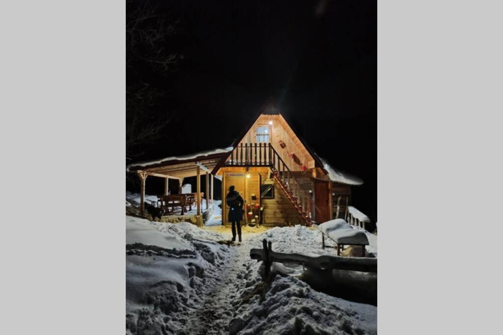Log Cabin Uvac Нова-Варош Экстерьер фото